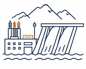 Hydroelectric Power Plants Icon